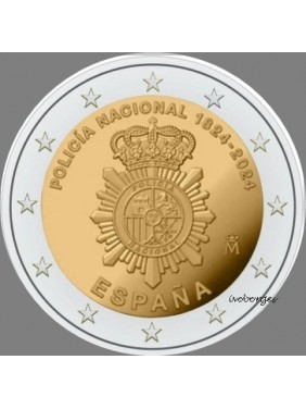 2€ ESPANHA POLICIA NACIONAL 2024 