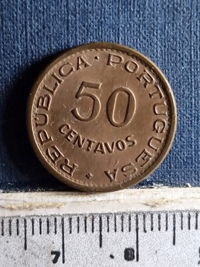 CABO VERDE 50 CENTAVOS 1968 BELA