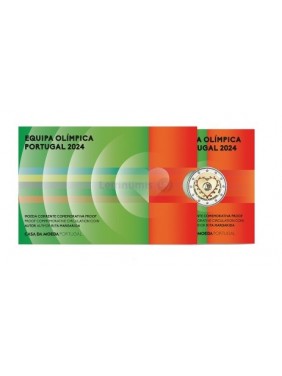 2€ Euros Equipa Olímpica Portugal 2024 Proof