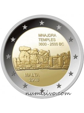 2€ MALTA 2018 – TEMPLOS DE MNAJDRA