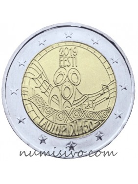 2€ ESTONIA - 2 Euro  2019 - 150 y of the first song festival