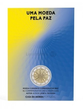 2€ Euros Uma Moeda Pela Paz Portugal 2023 BNC